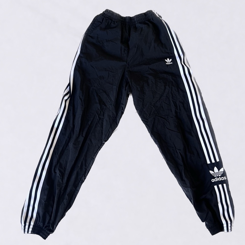 ADIDAS Striped Cuffed Zipper pocket Pant